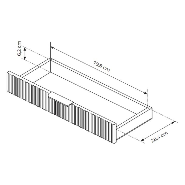 Toeletta Bianco oro un Cassetto Materiale Struttura in Metallo 100x38x78h cm, Materiale Piano in Legno Nobilitato - Katerara