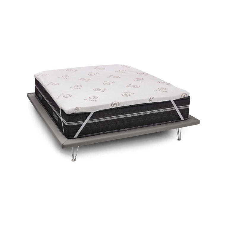 Topper matrimoniale Afella, Anti acaro e Anallergico, Cm 160x200h5