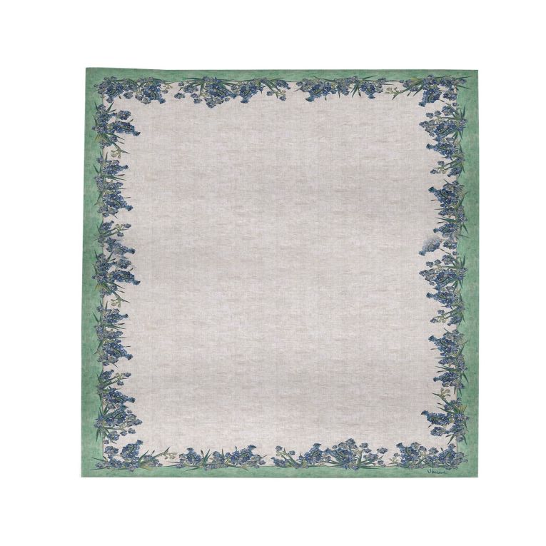 Tovaglia Multicolore Lavabile si 30° Forma Quadrata 150x150 cm, - Paniti