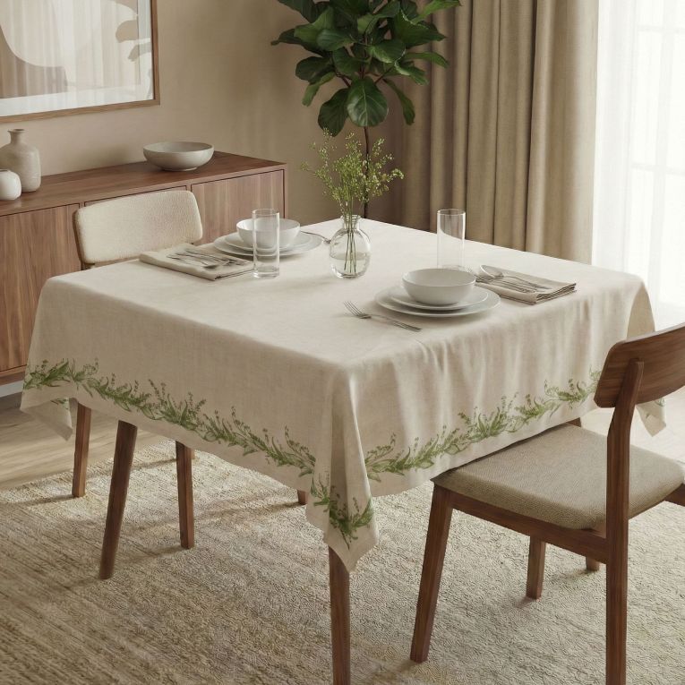 Tovaglia Multicolore Lavabile si 30° Forma Quadrata 150x150 cm, - Papaza