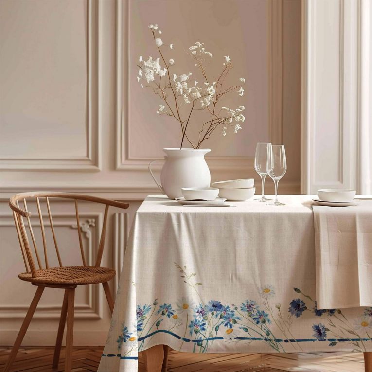 Tovaglia Multicolore Lavabile si 30° Forma Rettangolare 150x250 cm, - Pasano