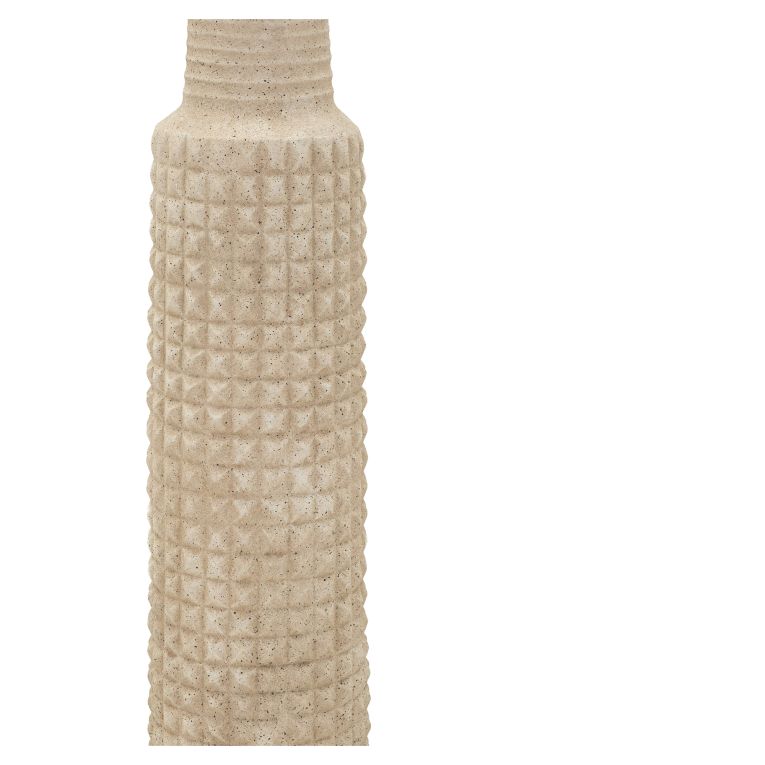 Vaso Beige Finitura Effetto Sabbia Diametro 18 cm, - Fatenoti