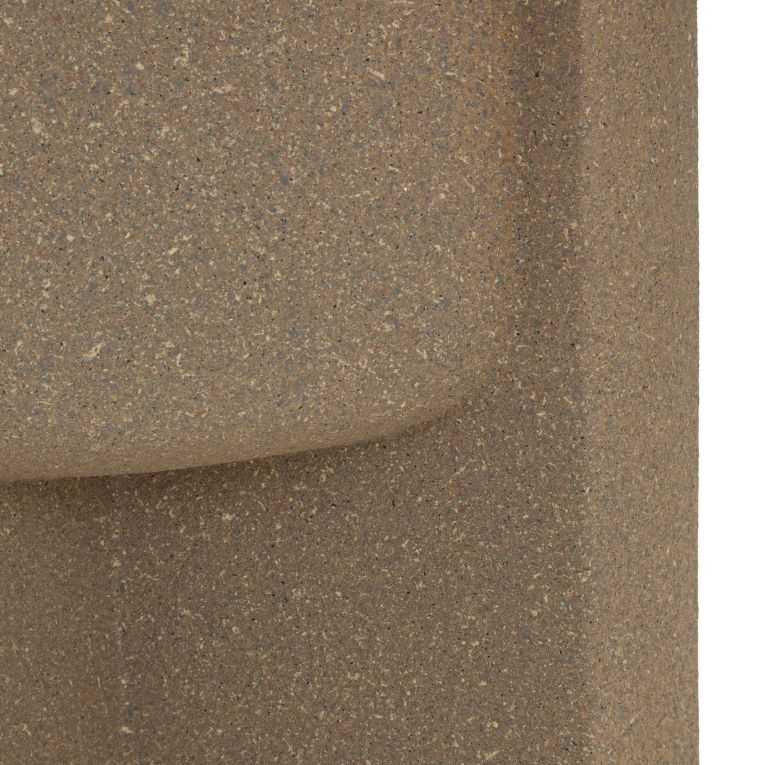 Vaso Beige Finitura Geometrica, - Fato