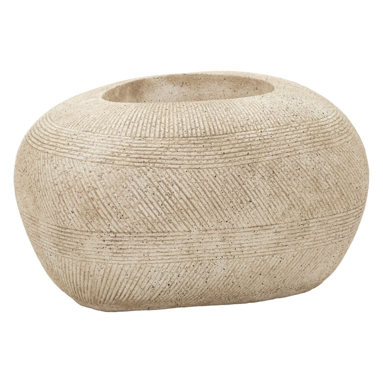 Vaso Bianco Marmo Finitura Effetto Marmo Sfumatura Colore Struttura Marmo, - Gaga