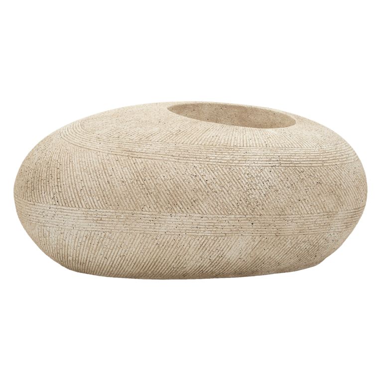 Vaso Bianco Marmo Finitura Effetto Marmo Sfumatura Colore Struttura Marmo, - Gaga