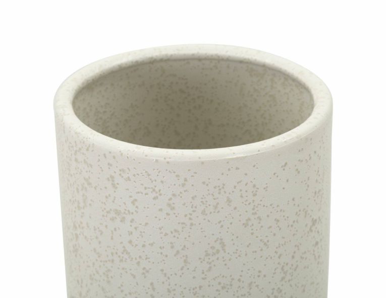 Vaso Borgetto, Complemento d'arredo, Articolo decorativo, Accessorio d'arredo, Crema, 16x16 h41 cm