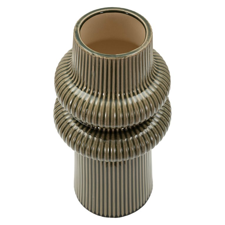 Vaso Marrone Nero Colore Struttura Nero Diametro 8 cm, - Gagarosa