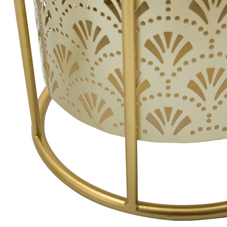 Vaso oro set 2 Vasi, Portavasi Rimovibili Diametro Vaso Grande: 20, Vaso Piccolo: 17 cm, - Husavi