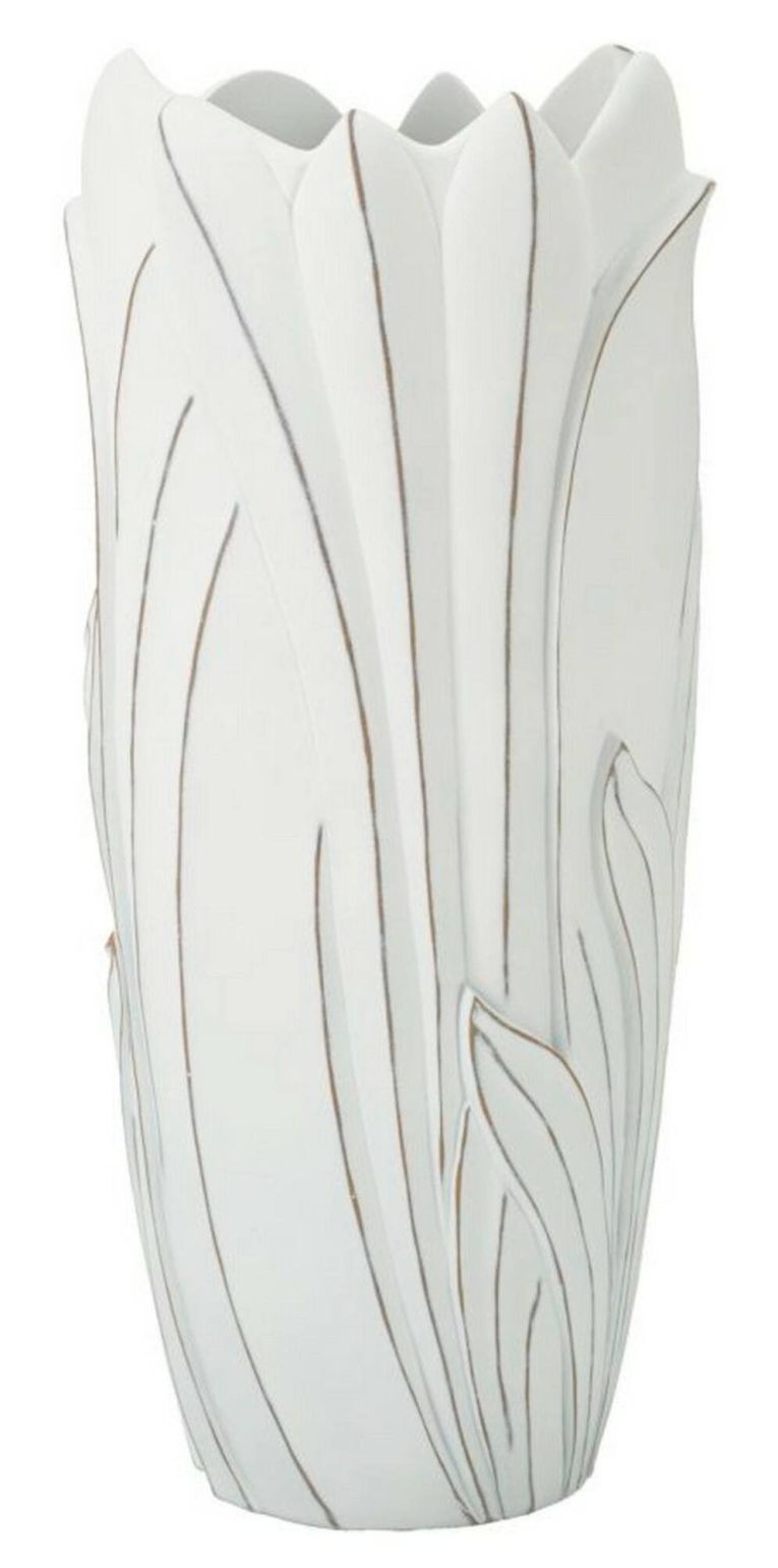 Vaso Paraguay, Complemento d'arredo, Articolo decorativo, Accessorio d'arredo, 31x31 h69 cm, Bianco