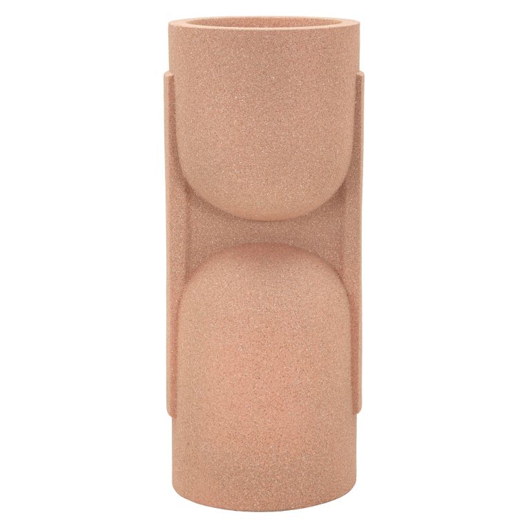 Vaso Rosa Design Futurista, - Fatomi