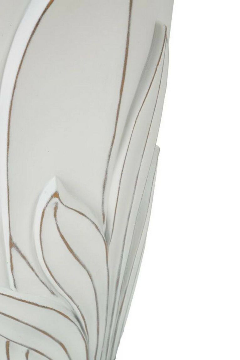 Vaso Tramigna, 29x29 h48 cm, Bianco