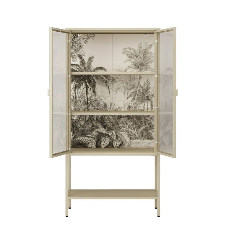 Vetrina Busseto, 80x35 h160 cm, Panna