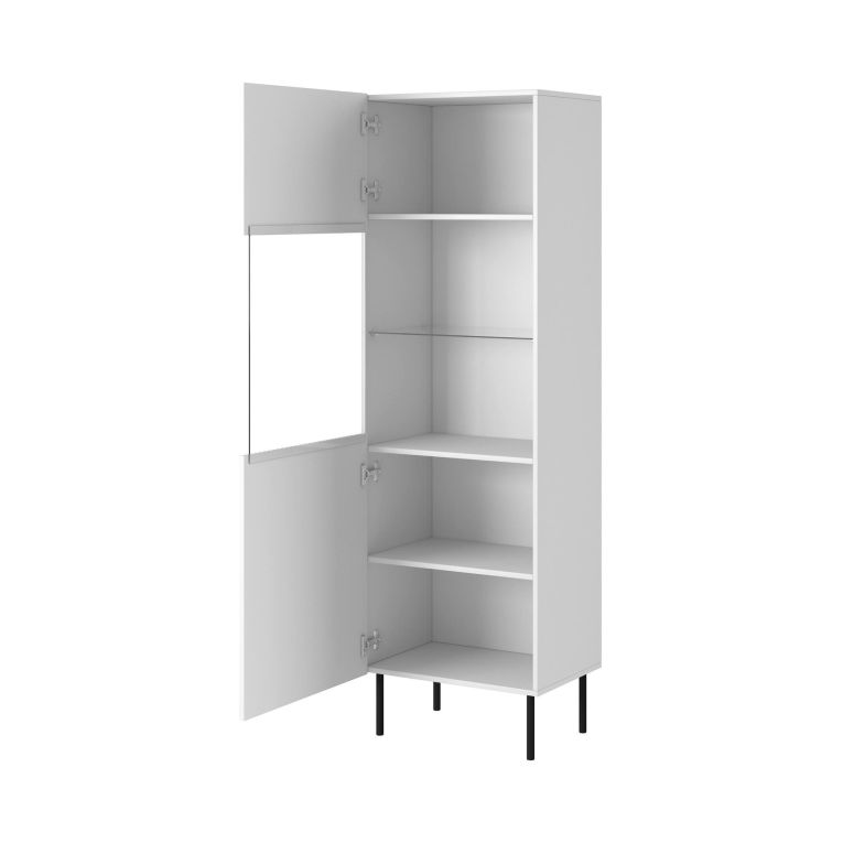 Vetrina Luzzana, 60x42 h183 cm, Bianco