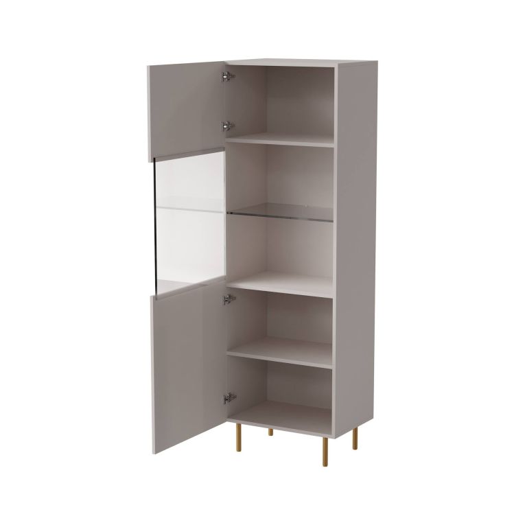 Vetrina Raccuja, 60x42 h183 cm, Beige