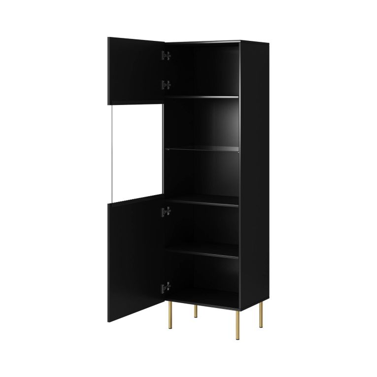 Vetrina Raccuja, 60x42 h183 cm, Nero
