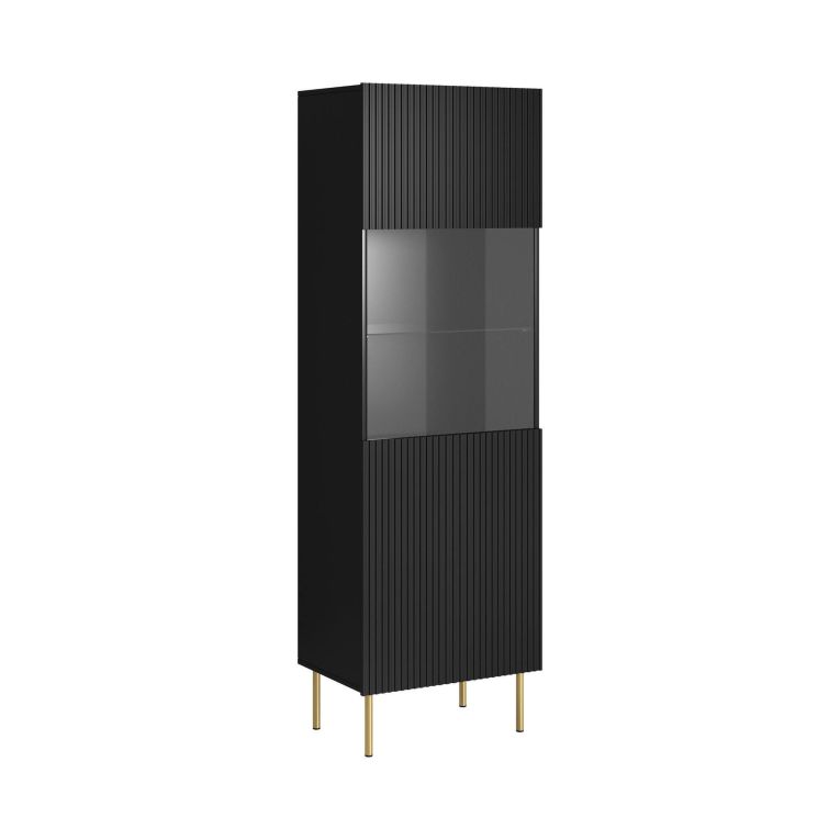 Vetrina Raccuja, 60x42 h183 cm, Nero